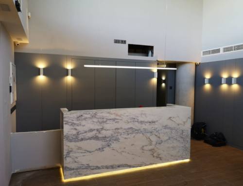 Varias instalaciones para la clínica odontológica García Cortés